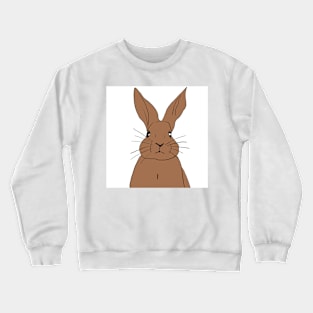 Fawn Brown Rabbit Crewneck Sweatshirt